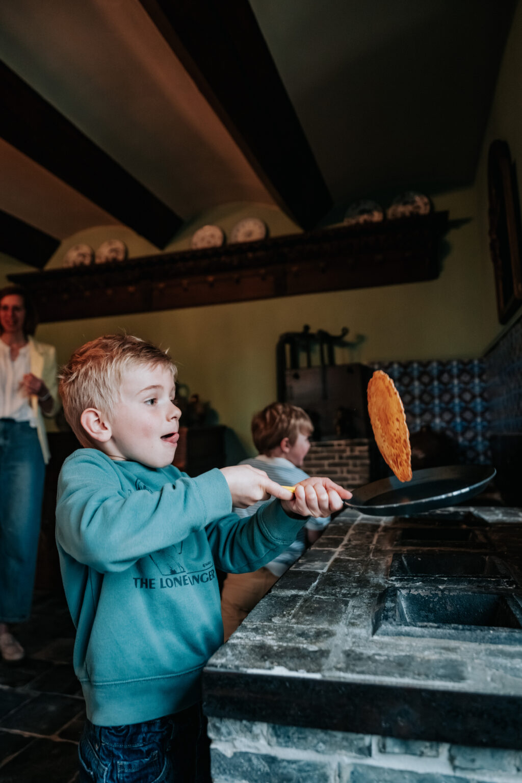 Fotoshoot Kasteel Beauvoorde: pannenkoeken