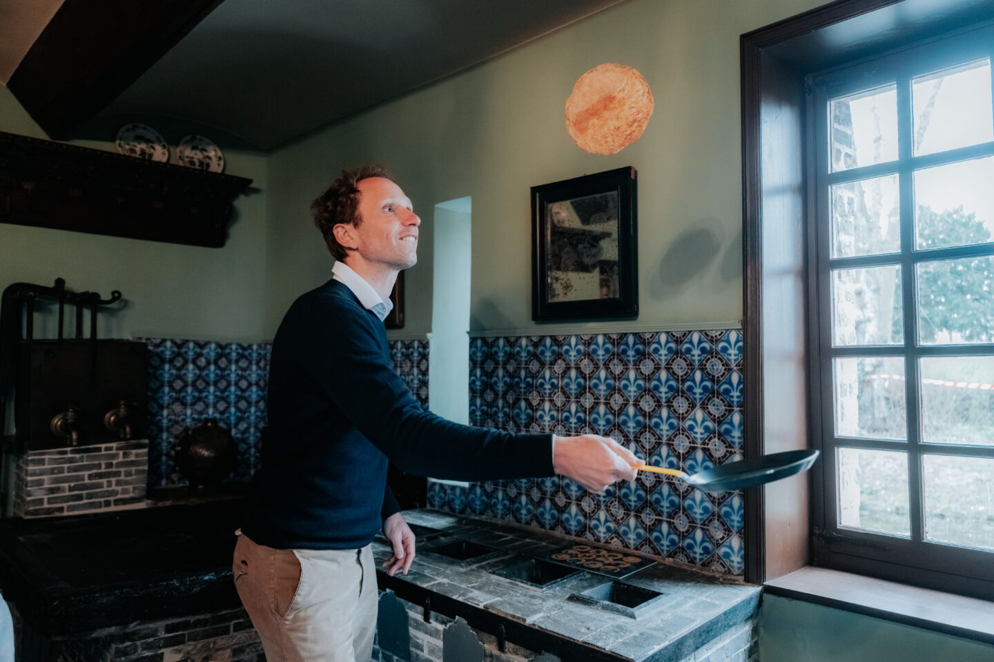 Fotoshoot Kasteel Beauvoorde: pannenkoeken